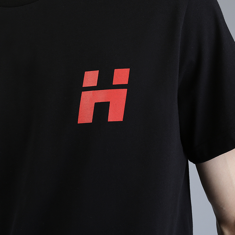 мужская черная футболка Hard International International-черн - цена, описание, фото 2